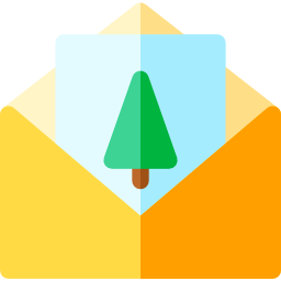 Christmas card icon