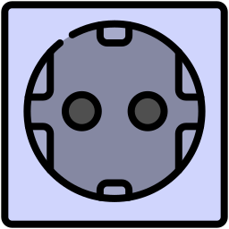 Electric socket icon