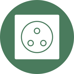 Wall plug icon