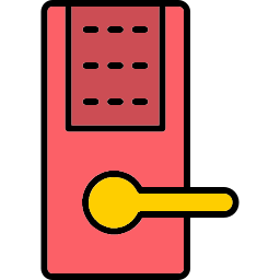 Door lock icon