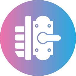 Door lock icon