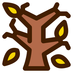 Dry tree icon