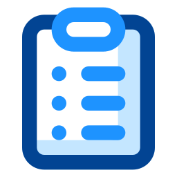 Clipboard list icon