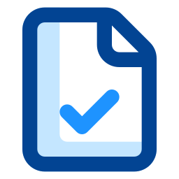 File checked icon