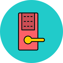 Door lock icon