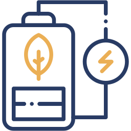 Eco battery icon