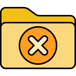 Delete folder icon