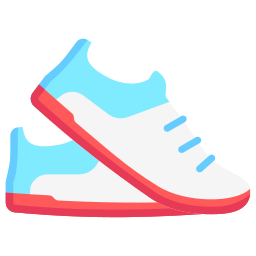 Running shoes icon