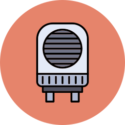 Electric heater icon