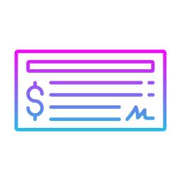 Cheque icon