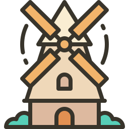 Wind mill icon