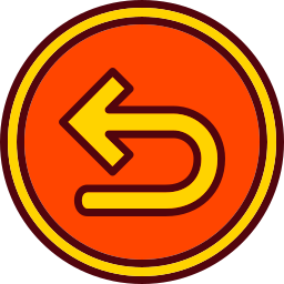 Turn left icon