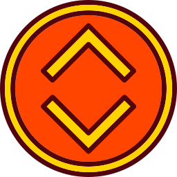 Up and down arrows icon