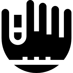 Baseball glove icon