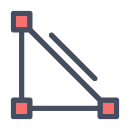 triangolo icona