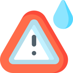 Water crisis icon