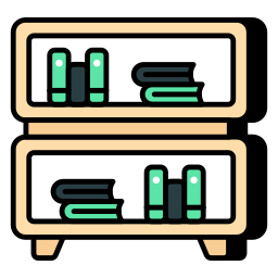 Book shelf icon