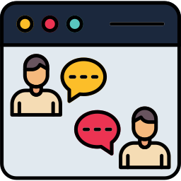 Online chat icon