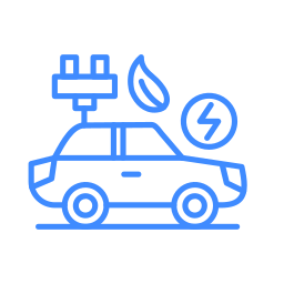 Electric car icon