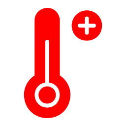 temperatura alta Ícone