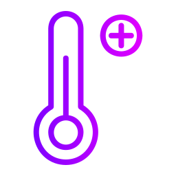 temperatura alta Ícone