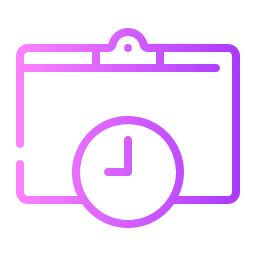 Time sheet icon