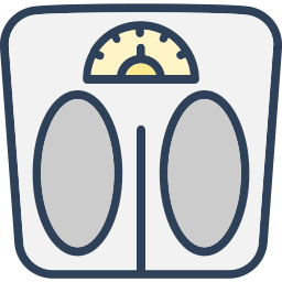 Weight scales icon