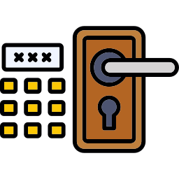 Door lock icon