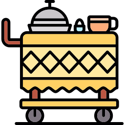 Food cart icon