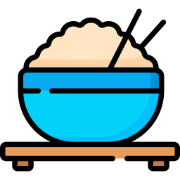 Rice bowl icon