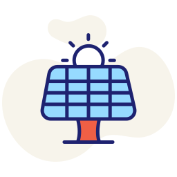 Solar panel icon