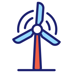 Wind turbine icon