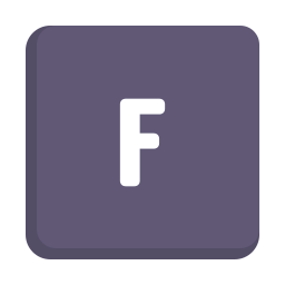 buchstabe f icon