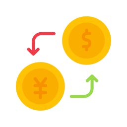 dollar zu yen icon