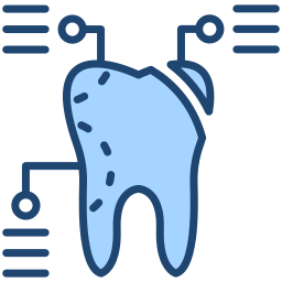 exame odontológico Ícone