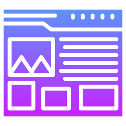 Website layout icon