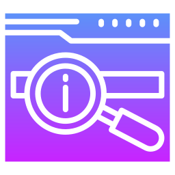 Website search bar icon