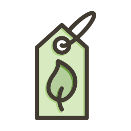 Eco tag icon