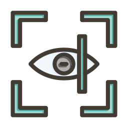 Eye scanner icon