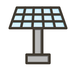 Solar panel icon