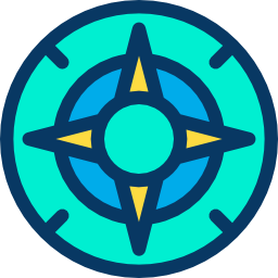 Wind rose icon