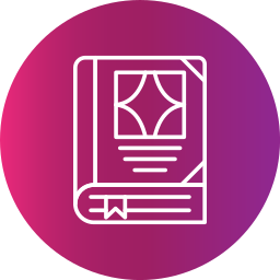 Closed book icon