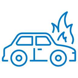 Car crash icon