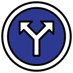 T junction icon