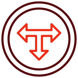 T junction icon