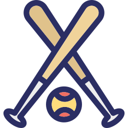 Baseball ball icon