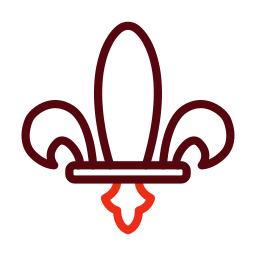 fleur de lis icona