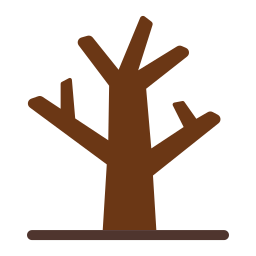 Dry tree icon