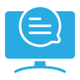 Online chat icon