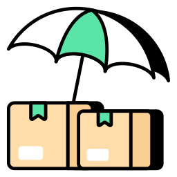 Parcel insurance icon